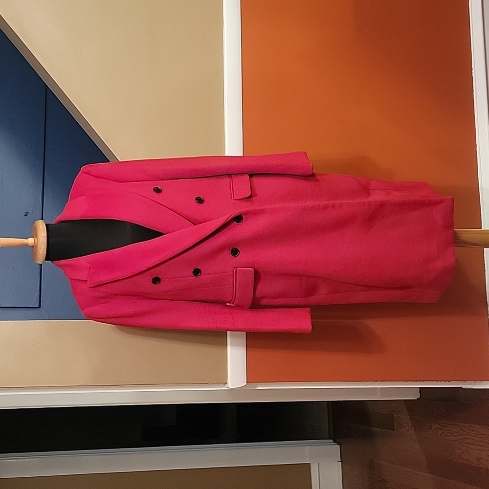 Loft Red Trench Coat